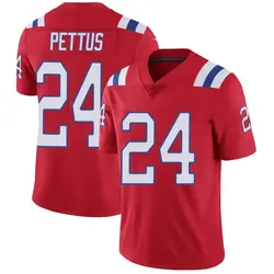 Nike Dell Pettus New England Patriots Men's Limited Red Vapor Untouchable Alternate Jersey