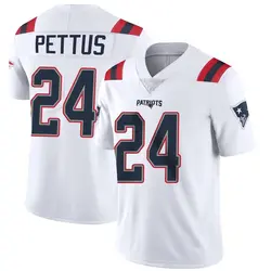 Nike Dell Pettus New England Patriots Men's Limited White Vapor Untouchable Jersey