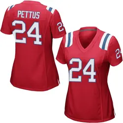 Nike Dell Pettus New England Patriots Women's Game Red Alternate Jersey