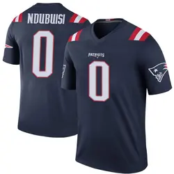 Haggai Ndubuisi New England Patriots Youth Legend Navy Color Rush Jersey