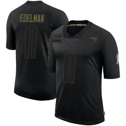 Nike Julian Edelman New England Patriots Youth Limited Black 2020 Salute To Service Jersey
