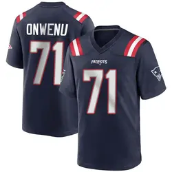Nike Mike Onwenu New England Patriots Youth Game Navy Blue Team Color Jersey