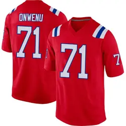 Nike Mike Onwenu New England Patriots Youth Game Red Alternate Jersey
