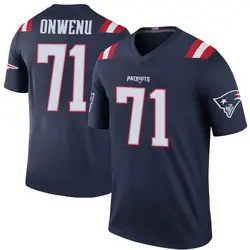 Nike Mike Onwenu New England Patriots Youth Legend Navy Color Rush Jersey